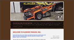Desktop Screenshot of klingertrailer.com